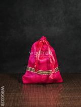 String Bag With Lace -3 X 4Inches - Wbg0338 Bags