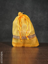 String Bag With Lace -4 X 5Inches - Wbg0339 Bags