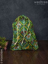 String Bag With Patola Prints - Wbg0954 Bags