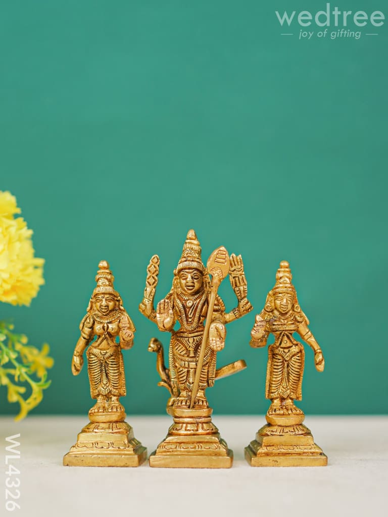 Swarna Golu 3 - Meenakari Padi & Brass Idols Wl4326