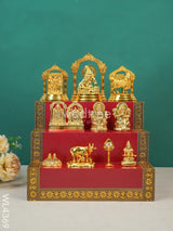 Swarna Golu 4 - Gold Oxidized Padi & Zinc Alloy Murtis Wl4369