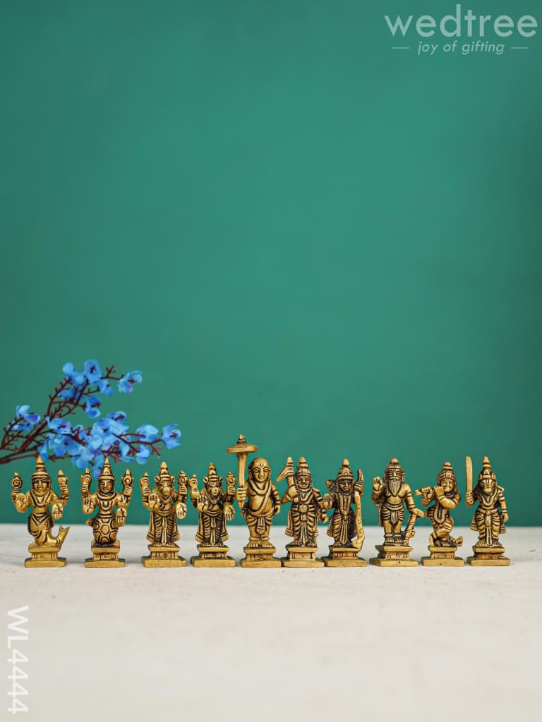 Swarna Golu 5 - Gold Oxidized Padi & Brass Idols Wl4444