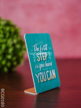 Table Top With Motivational Quotes 6X4 Inch - Bcg0180 Organisers