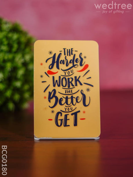 Table Top With Motivational Quotes 6X4 Inch - Bcg0180 Organisers