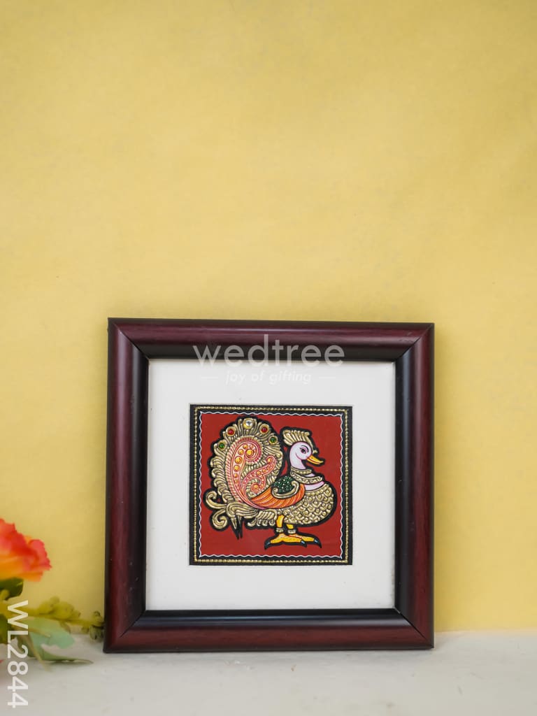 Tanjore Art Photo Frame - Annapakshi Wl2844 Painting