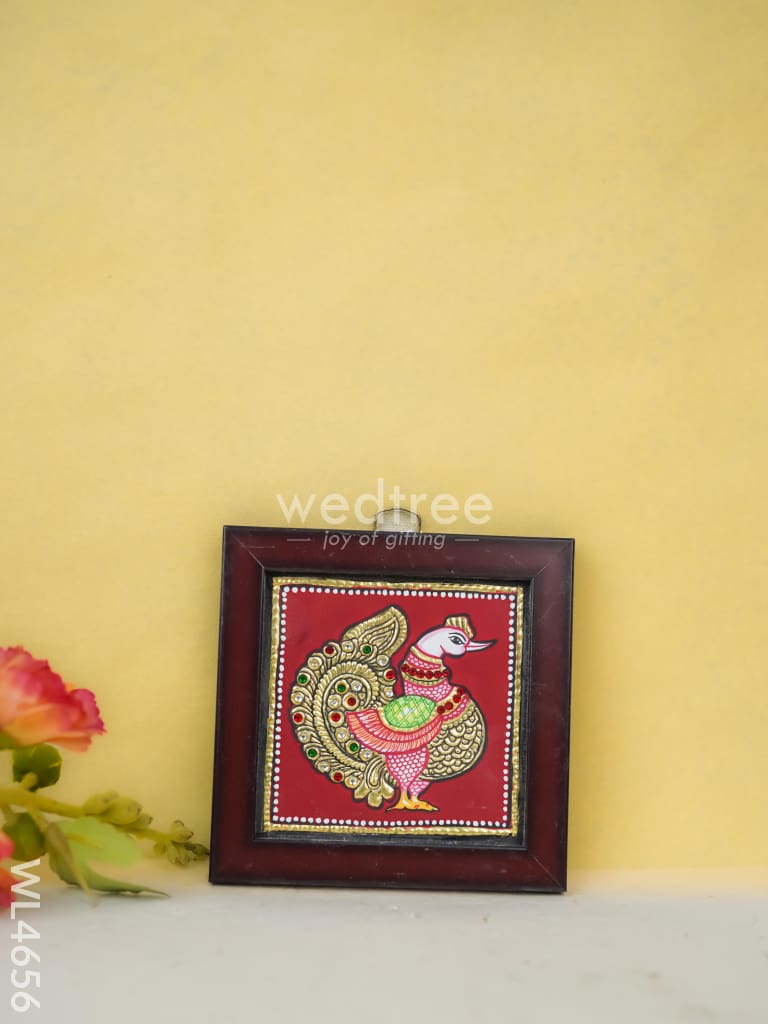 Tanjore Art Photo Frame - Annapakshi Wl4656 Painting