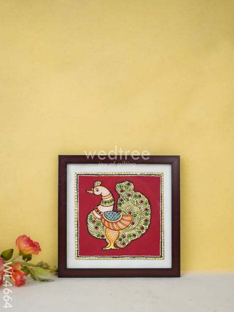 Tanjore Art Photo Frame - Annapakshi Wl4664 Painting