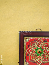 Tanjore Art Photo Frame - Kolam Design Wl4660 Painting