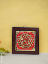 Tanjore Art Photo Frame - Kolam Design Wl4661 Painting