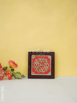 Tanjore Art Photo Frame - Kolam Design Wl4661 Painting