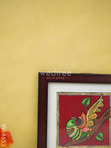 Tanjore Art Photo Frame - Parrot Wl4653 Painting