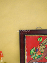 Tanjore Art Photo Frame - Parrot Wl4659 Painting