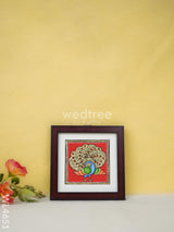 Tanjore Art Photo Frame - Peacock Wl4651 Painting