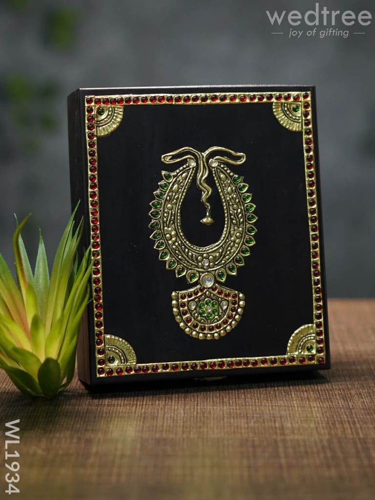 Tanjore Painted Jewel Box (6.5 X 5.5) - Wl1934 Wooden Utility