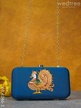 Designer Clutch Sling Bag - Wl4246 Blue Clutches And Purses