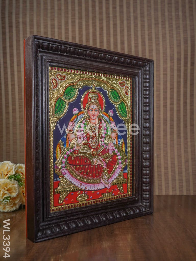 Tanjore Painting Gaja Lakshmi - 15 X 12 Inch Wl3394