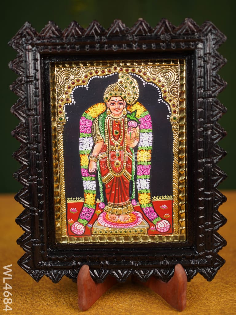 Tanjore Painting Andal (Chettinad Frame)- 8X6 Inch - Wl4684