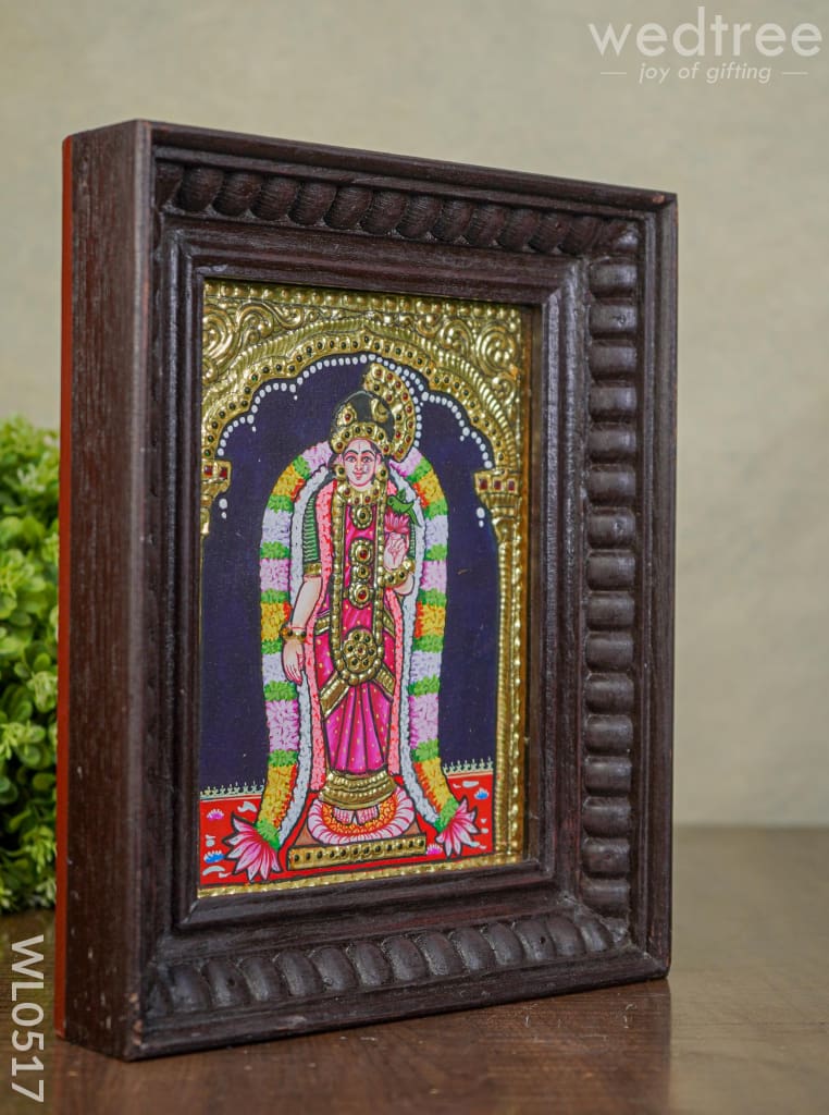 Tanjore Painting Andal - 10X8Inches Wl0517