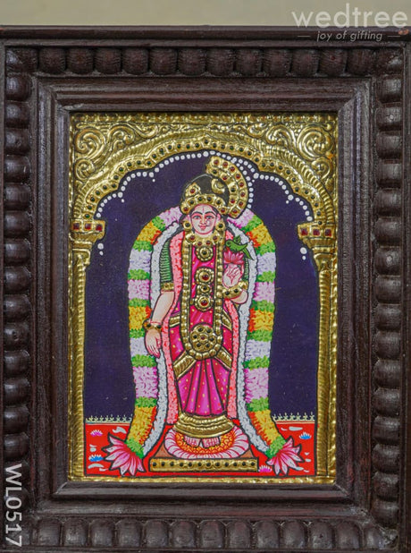 Tanjore Painting Andal - 10X8Inches Wl0517