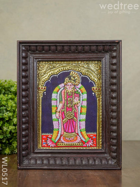 Tanjore Painting Andal - 10X8Inches Wl0517