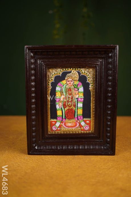 Tanjore Painting Andal - Flat (Gold Foil) 8X6 Inch Wl4683