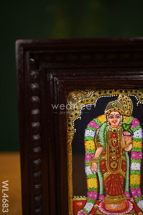 Tanjore Painting Andal - Flat (Gold Foil) 8X6 Inch Wl4683