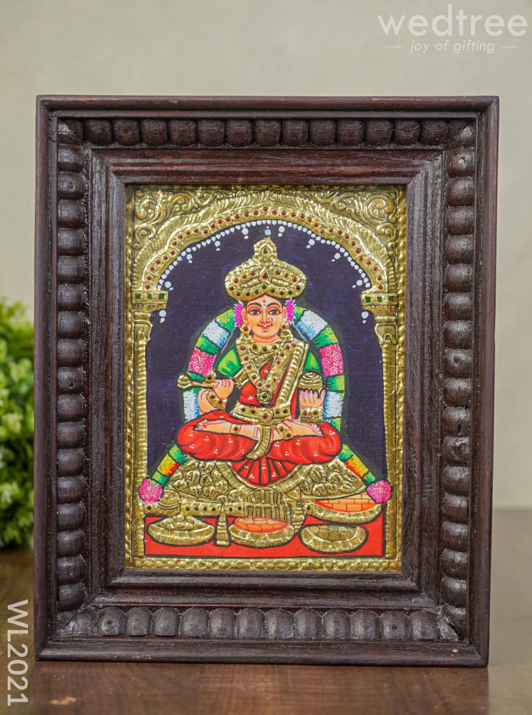 Tanjore Painting Annapoorani 10X8 - Wl2021