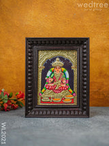 Tanjore Painting Annapoorani - Flat (Gold Foil) 8X6 Wl2021