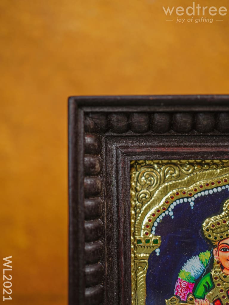 Tanjore Painting Annapoorani - Flat (Gold Foil) 8X6 Wl2021