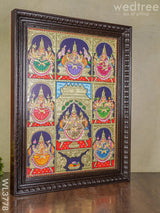 Tanjore Painting Ashtalakshmi - 24X18 Inch Wl3778