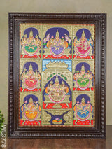 Tanjore Painting Ashtalakshmi - 24X18 Inch Wl3778