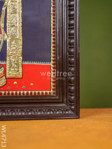 Tanjore Painting - Ayodhya Ram 20 X 16 Inch Semi Embossed Wl4713