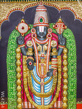 Tanjore Painting - Balaji 24 X 18 Inch Fully Embossed Wl4714