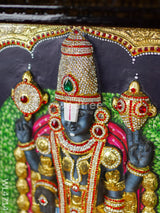 Tanjore Painting - Balaji 24 X 18 Inch Fully Embossed Wl4714