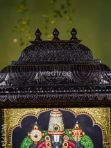 Tanjore Painting - Balaji 24 X 18 Inch Fully Embossed Wl4714