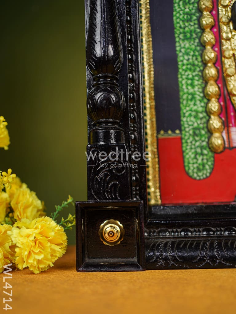 Tanjore Painting - Balaji 24 X 18 Inch Fully Embossed Wl4714