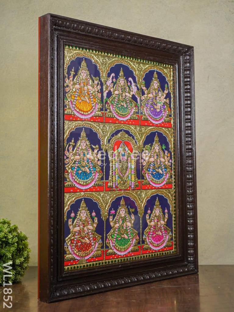 Tanjore Painting Balaji & Ashtalakshmi - 24X18 Wl1852