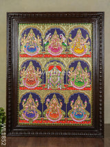 Tanjore Painting Balaji & Ashtalakshmi - 24X18 Wl1852