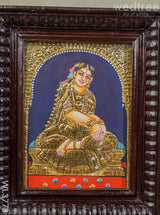 Tanjore Painting Bride - 10X8 Inch Wl3773