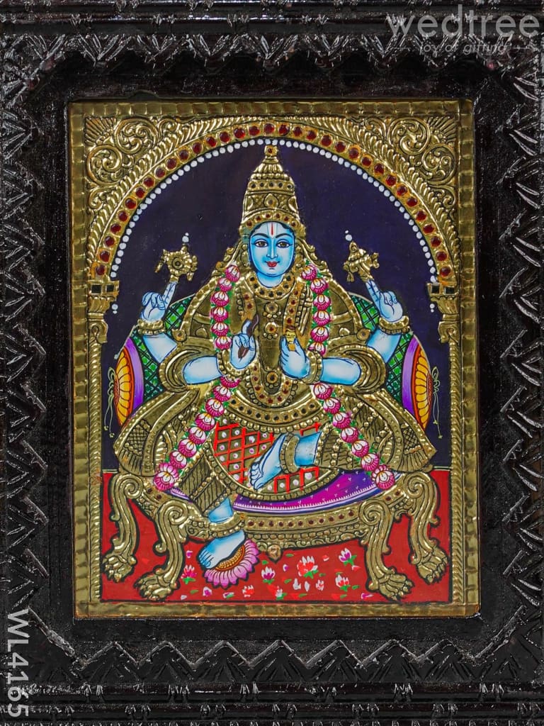 Tanjore Painting - Dhanvantri (10 X 8) Wl4165