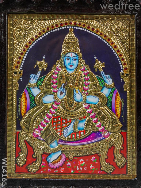Tanjore Painting - Dhanvantri (10 X 8) Wl4165