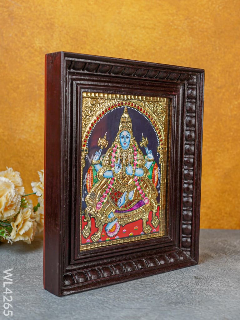 Tanjore Painting - Dhanvantri 10 X 8 Inch Flat [Gold Foil] Wl4265