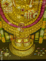 Tanjore Painting (Embossed) Tirupathi Balaji - 4X3Ft Wl3799