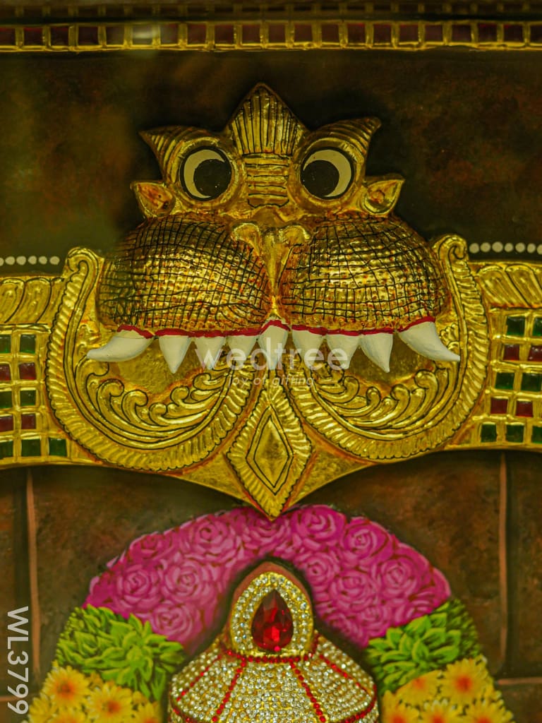 Tanjore Painting (Embossed) Tirupathi Balaji - 4X3Ft Wl3799