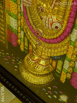 Tanjore Painting (Embossed) Tirupathi Balaji - 4X3Ft Wl3799