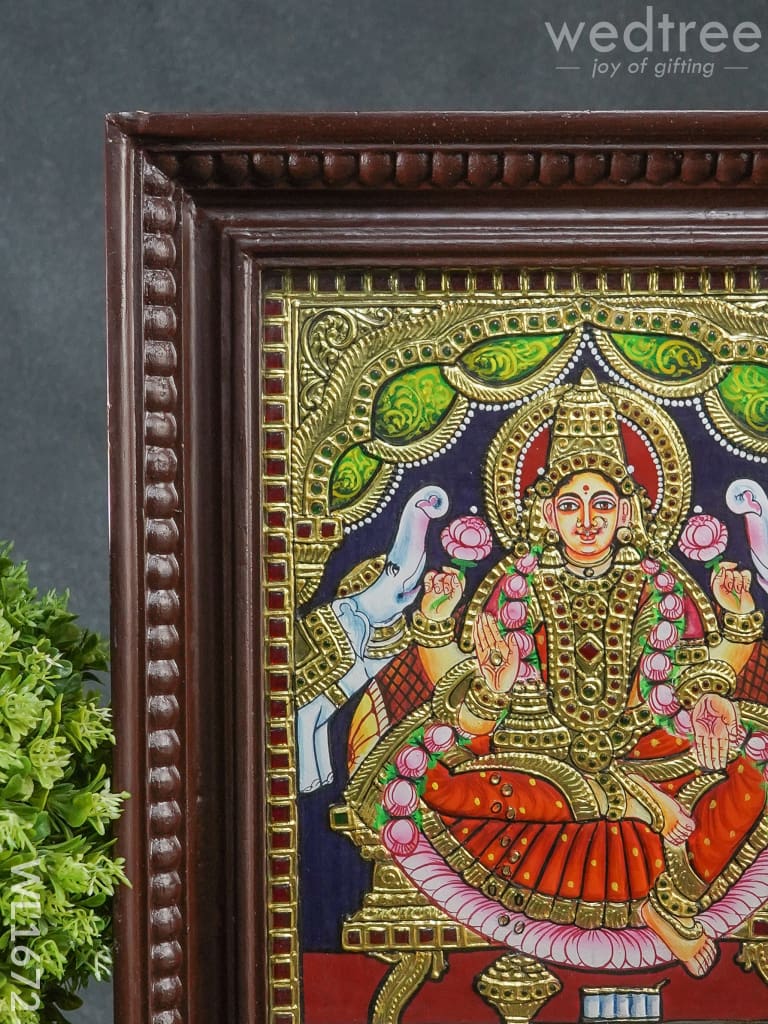 Tanjore Painting - Gajalakshmi (10X12) Wl1672