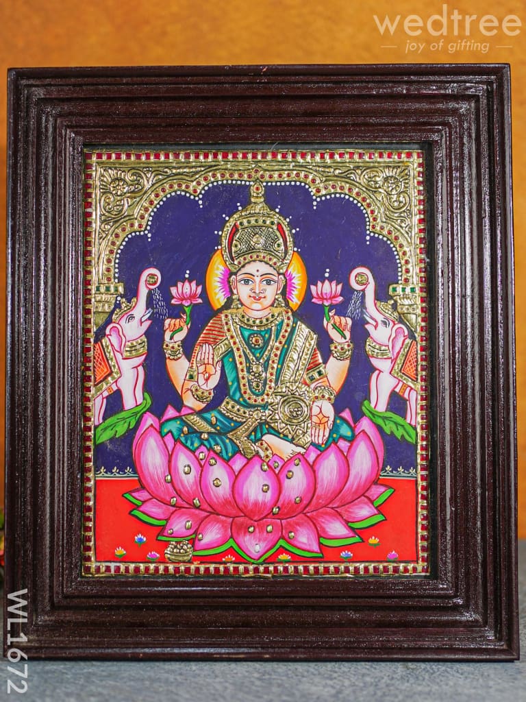 Tanjore Painting - Gajalakshmi (10X12) Wl1672