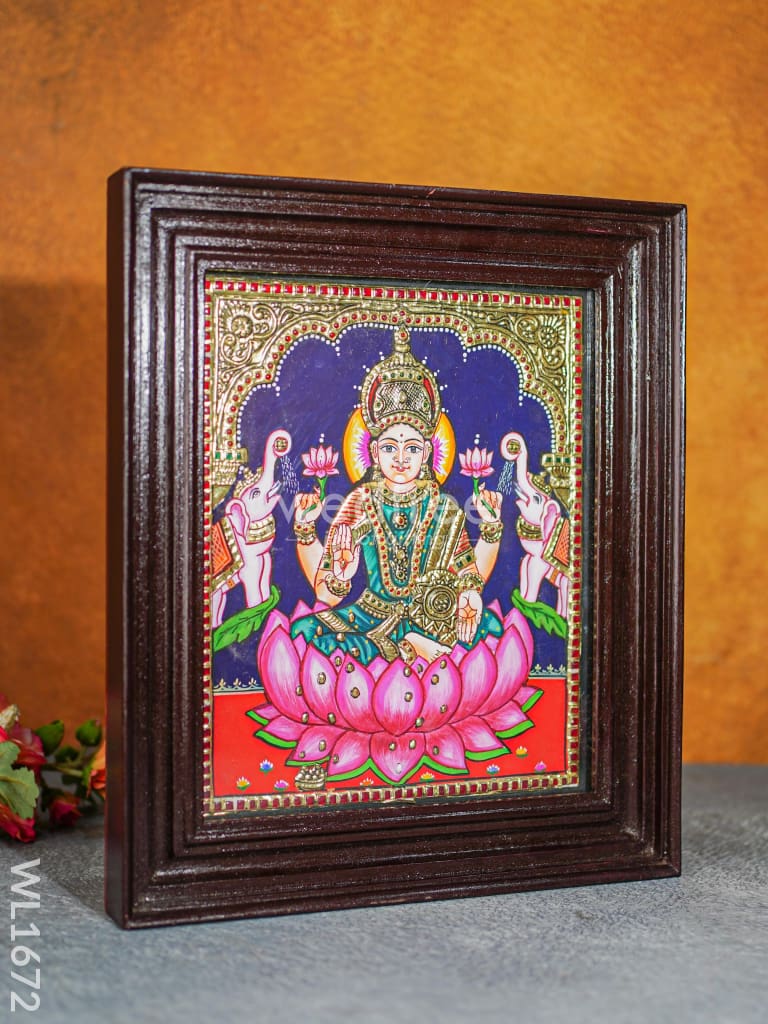 Tanjore Painting - Gajalakshmi (10X12) Wl1672