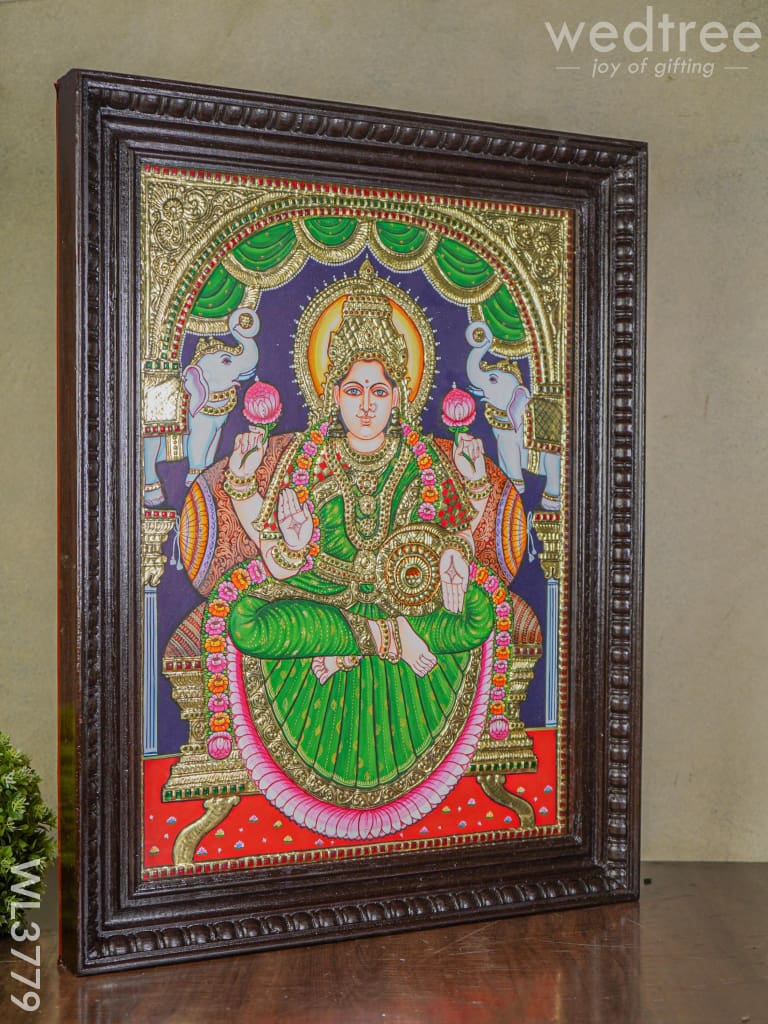 Tanjore Painting Gajalakshmi - 24X18 Inch Wl3779