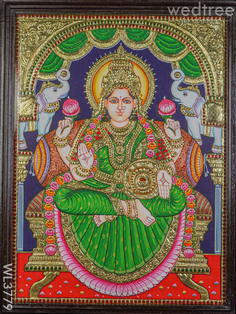 Tanjore Painting Gajalakshmi - 24X18 Inch Wl3779